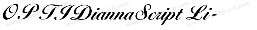 OPTIDiannaScript Li字体转换